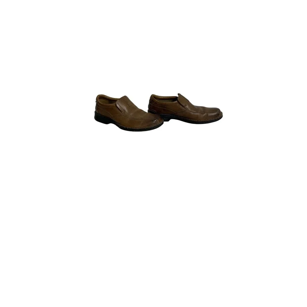 Clarks Mens Ortholite Slip On Comfort Casual Loafers Shoes Brown‎ Size 9